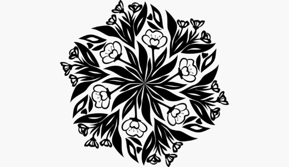 Circle Floral Motif: Elegant Graphics and Illustrations for Real Branding