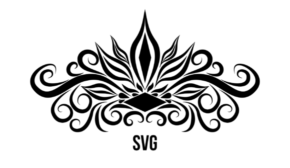 Elegant Floral Motif Svg for Branding and Packaging