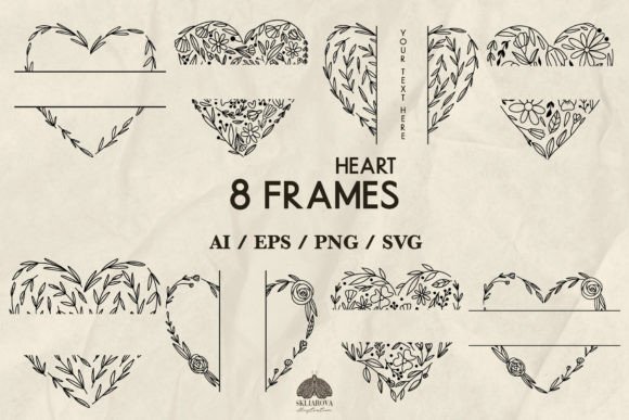 Floral Heart Frames SVG EPS PNG: A Designer's Real-World Review