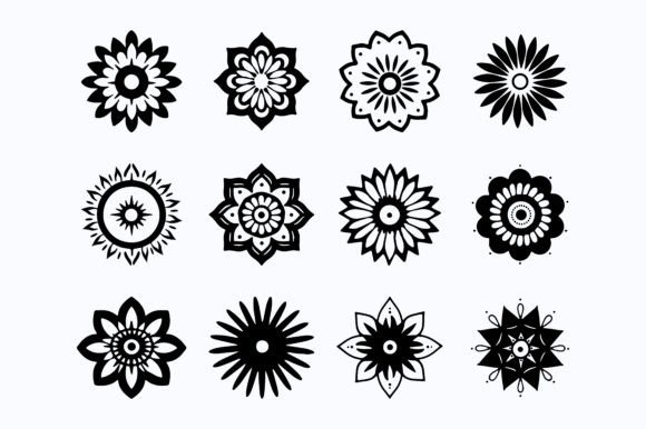 Floral Mandala SVG Decal Design for Local Business Branding