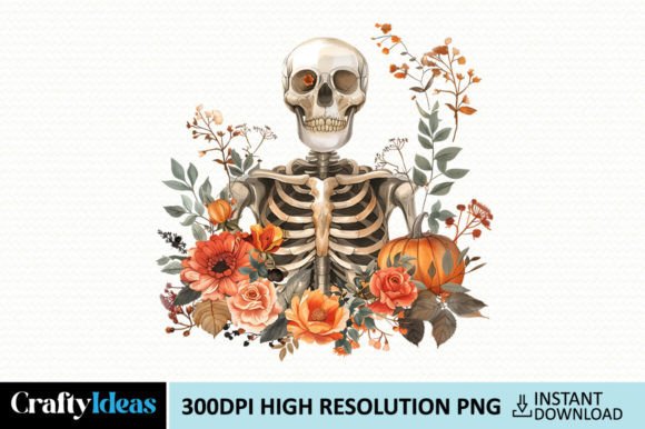 Floral Skeletons Sublimation Clipart: Graphics & Freebies Review